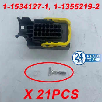 21 Pin 1-1534127-1 TE Tyco Conector de sex Feminin Cabluri Plug Socket Autentic 1-1355219-2 Cu Terminal 21-Căi, În Linie