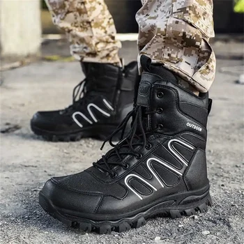 dantelă sus numărul 46 drumeții om de mers pe jos pantofi baieti copil pantofi militare tactice pantofi adidasi sport sneackers sneacker YDX1