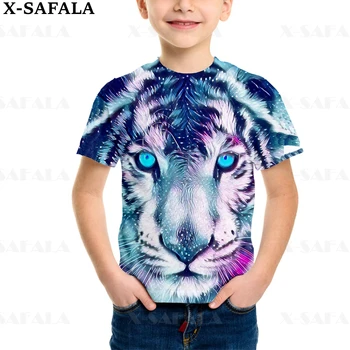 Tigru Animal Viking Regele Focului Violent Copii Baieti T Shirt Mâneci Scurte Topuri Fete Pentru Copii Haine De Vară Tee Toddler Haine -5
