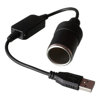 Universal Portabile 5V 12V Auto Priza Auto de Interior Parte USB Cu Adaptor pentru Bricheta a Vehiculului Accesorii se Potrivesc Purificator de Aer
