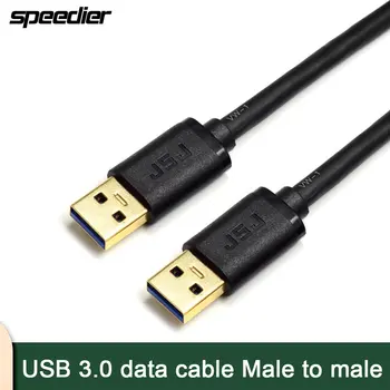 USB-la-Masculin Cablu de Date prelungitor USB 3.0 2.0 Dual Conector de sex Masculin a - la-Un Amplificator de Semnal Prelungit Cablu 3M 5M 10M 15M